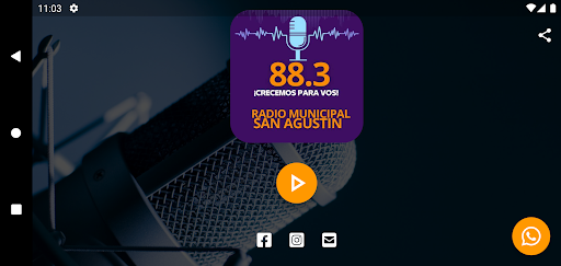 Radio Municipal San Agustín Screen 2