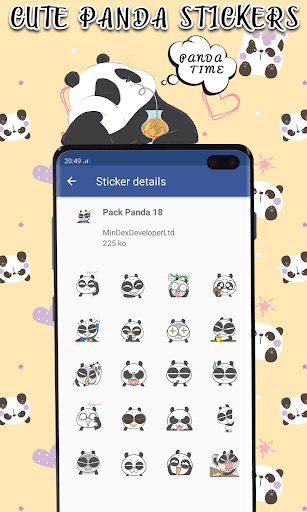 Animated Panda WhastickerApp