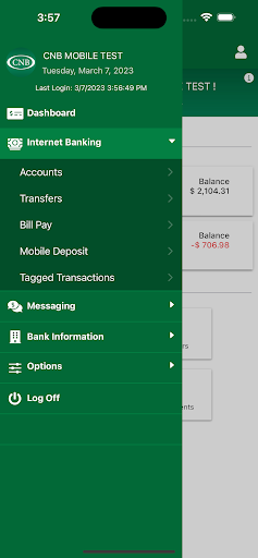Community Neighbor Bank Mobile Screen 3