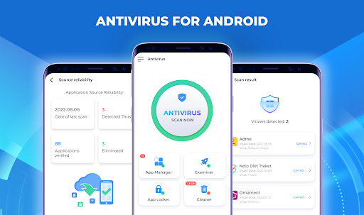 Android application Antivirus: scan, clean - Vaku screenshort