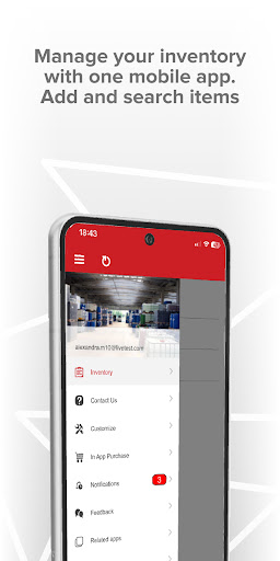 Android application Inventory Anything screenshort