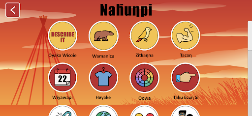 Dakotah ESDS Language App Screen 3