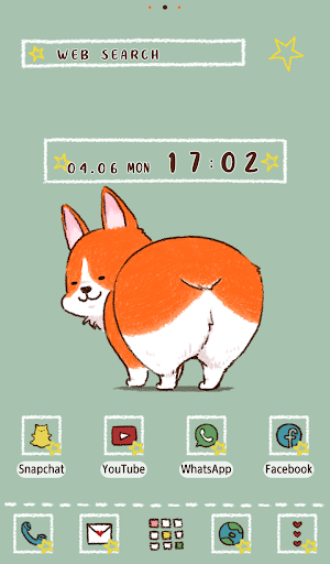 Android application Corgi Derriere Theme screenshort