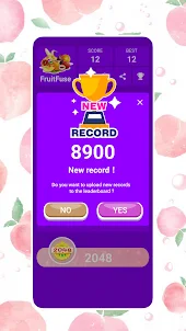 FruitFuse - 2048 Puzzle Game