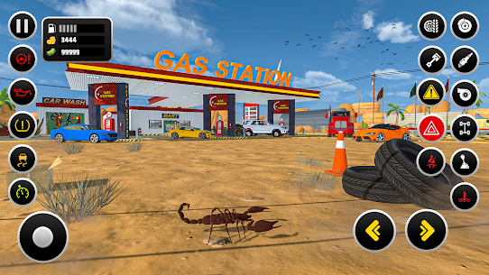 jogo de posto de gasolina 3D 3