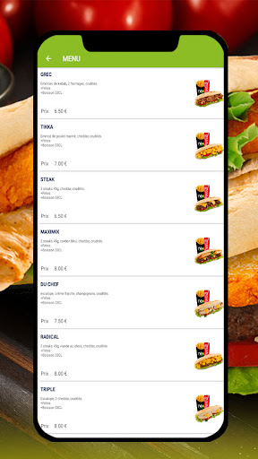 NEO FOOD Screen 3