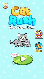 Cat Rush: Draw Puzzle Game