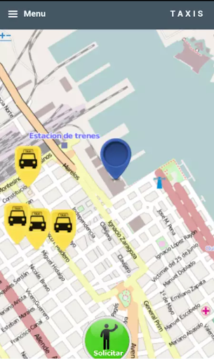 Android application Taxi Amigo screenshort