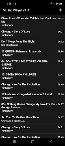 Music Player w/ Ads Screen 2