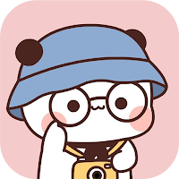 Cute Sticker Panda Gemoy