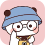 Cute Sticker Panda Gemoy Lucu