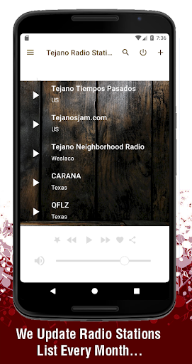 Tejano Radio Stations Screen 3