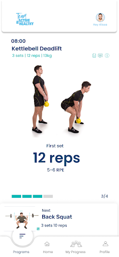 Team Active & Healthy Screen 2