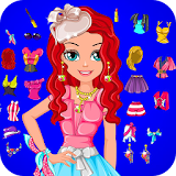 Fashion dress up and makeover icon