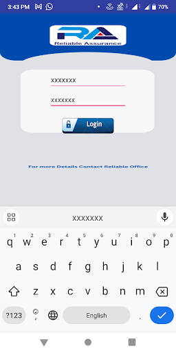 EzyInsure Agent App Screen 2