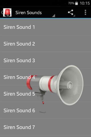 Siren Sounds Screen 2
