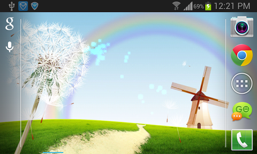 Dandelion Live Wallpaper Screen 3