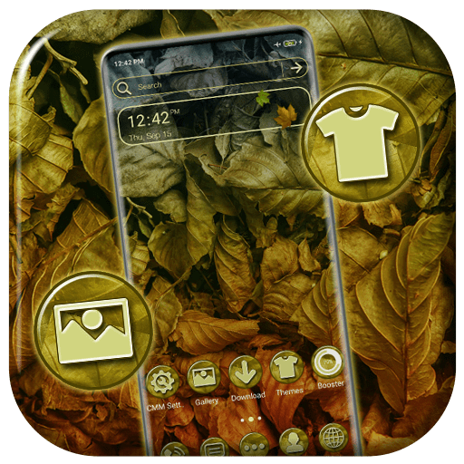 Dry Leaves Theme Launcher logo