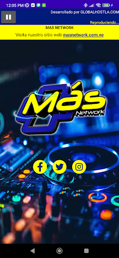 Android application MAS NETWORK screenshort