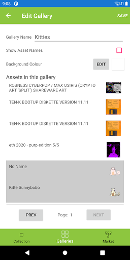 NFT Gallery Screen 3