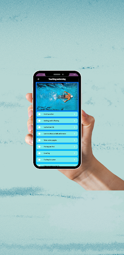 Android application Teaching swimming screenshort