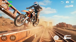 screenshot of Motocross Beach Bike Games 3D