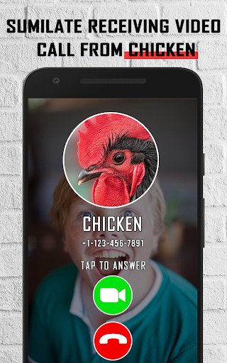 Chicken fake video call prank Screen 3