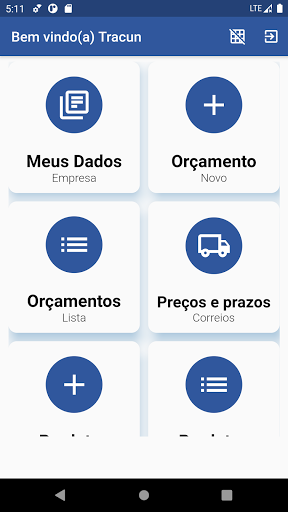 Orçamento PDF App Screen 2