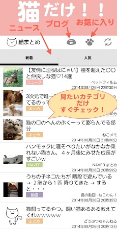 猫まとめ - 猫だらけのねこ情報まとめアプリのおすすめ画像1