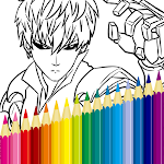 Cover Image of 下载 One Punch Man Game Coloring Bo  APK