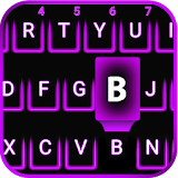Purple Neon Emoji Keyboard icon