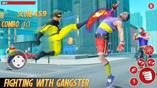 Spider Hero Power Fighter Game
