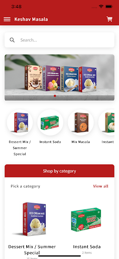 Android application Keshav Masala screenshort