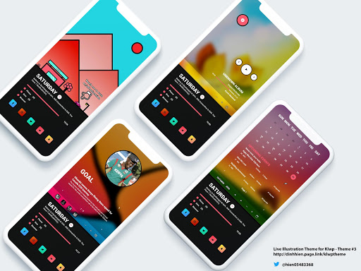 Live Illustration KLWP Theme Screen 2