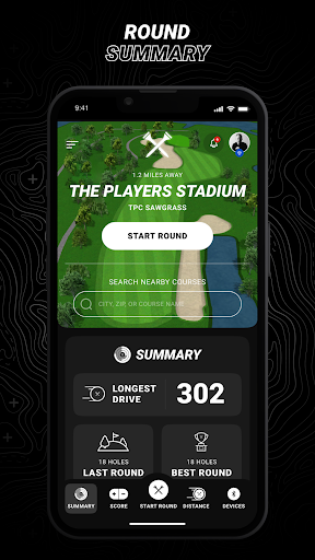 Screenshot of Blue Tees Game