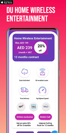 Android application WS Internet screenshort