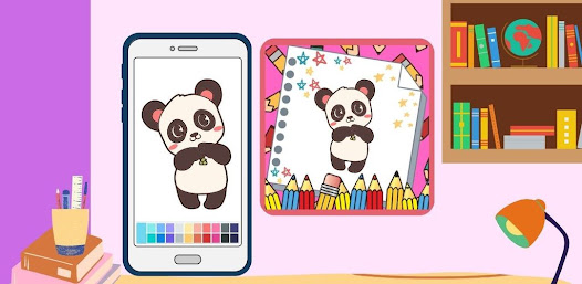 Offline Cute Animal Coloring 1.1 APK + Мод (Unlimited money) за Android