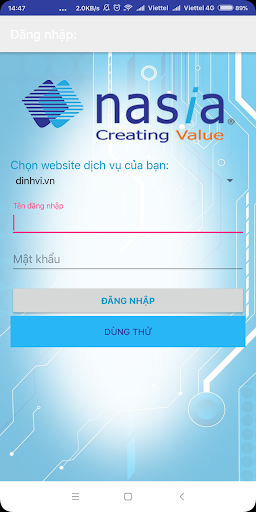 Android application NASIA GPS screenshort