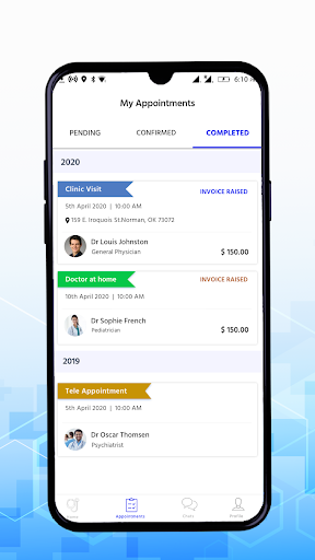 Android application Doctores screenshort
