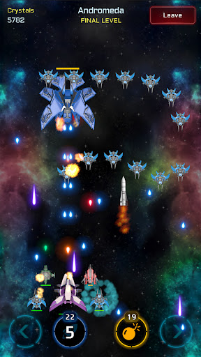 Android application Space Battle: Galaxy Shooter screenshort
