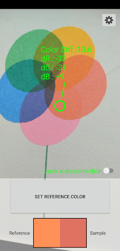 Android application Color Difference Checker screenshort