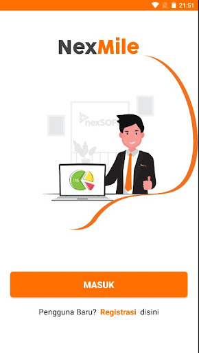 Android application NexMile screenshort