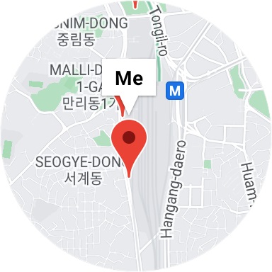 Android application 기차위치 알리미 screenshort