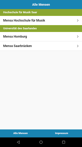 Mensa Saarbrücken Screen 3