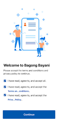 Android application Bagong Bayani Monitoring screenshort
