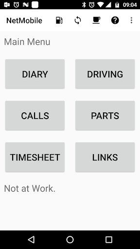 Android application NetMobile screenshort