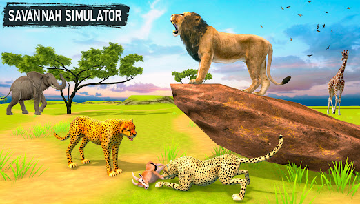 Savanna Animal Survival Game screenshots apk mod 1
