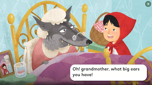 Read Along: Little Red Riding Screen 3