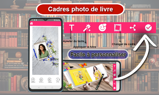 Cadres photo de livre créatif Screen 3