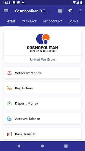 Android application M-Cosmo screenshort